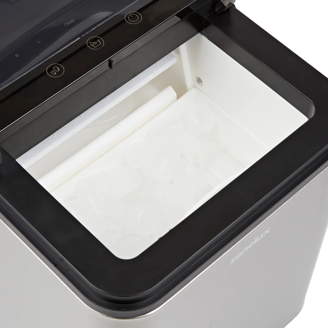 Fast Countertop Ice Maker - Makes Ice Cubes in 9 Minutes | Compact Portable Ice Machine for Home, Office, or RV | Refurbished