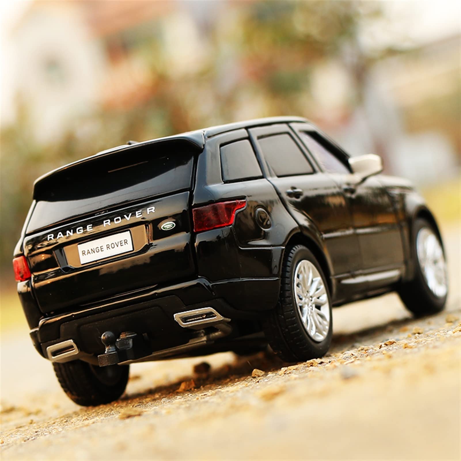 1:32 Scale Diecast Range Rover Sport SUV Alloy Car Model Toy with Sound & Light Effects - Realistic Simulation Vehicle for Kids & Collectors (Black) - Perfect for Birthday Gifts, Display Collections & Pretend Play