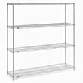Nexel Chrome Wire Shelving Unit 60