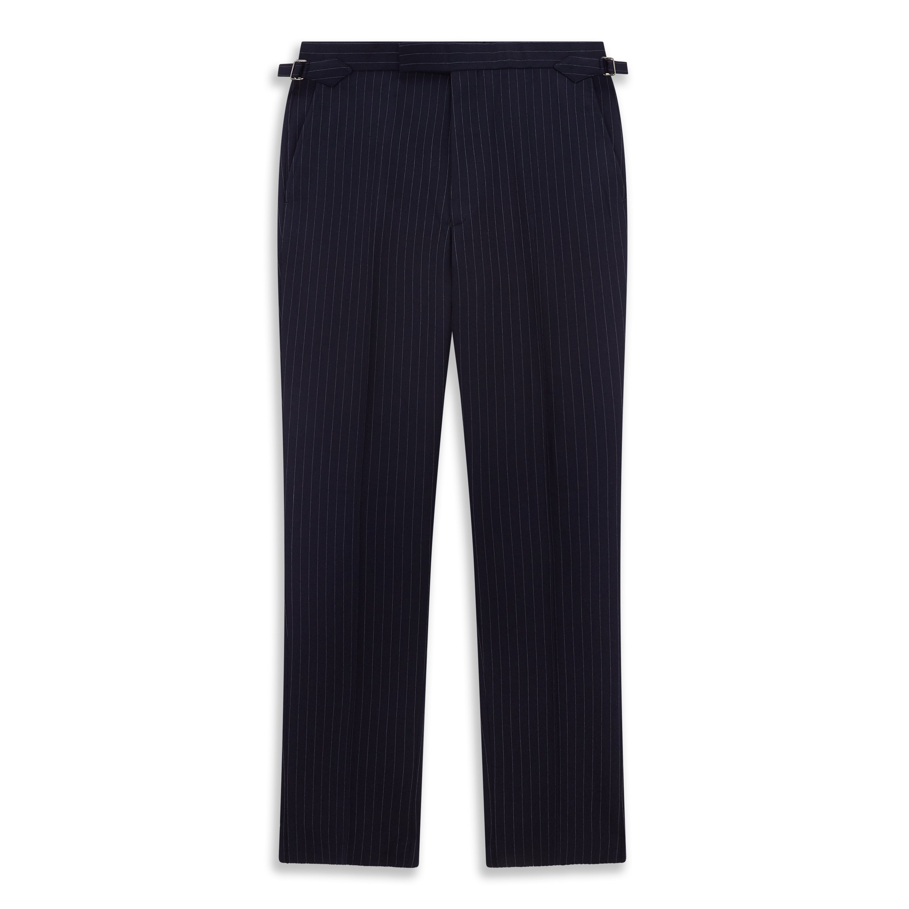 Kensington Navy Pinstripe Suit for Men - Premium Business Formal Attire | Perfect for Weddings, Office Meetings & Professional Events