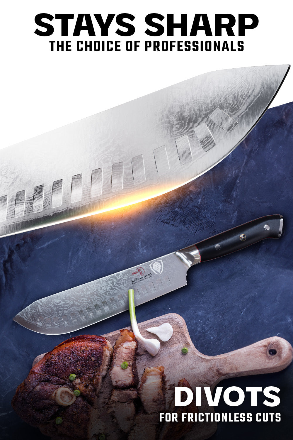 Dalstrong Shogun Series ELITE 8-Inch Bull Nose Butcher Knife - Professional Chef Knife for Meat Cutting, Slicing & Butchering - Perfect for Home Kitchens & Professional Use
