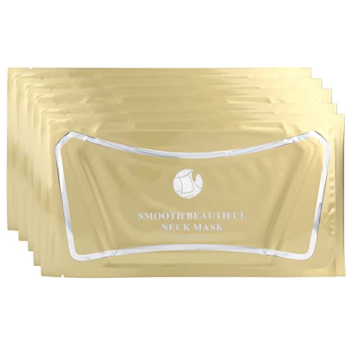 5Pcs Collagen Anti-Wrinkle Neck Mask - Hydrating & Firming Treatment for Neck Lift & Skin Tightening | Face & Neck Care for Wrinkles | Perfect for Night Routine & Travel Skincare