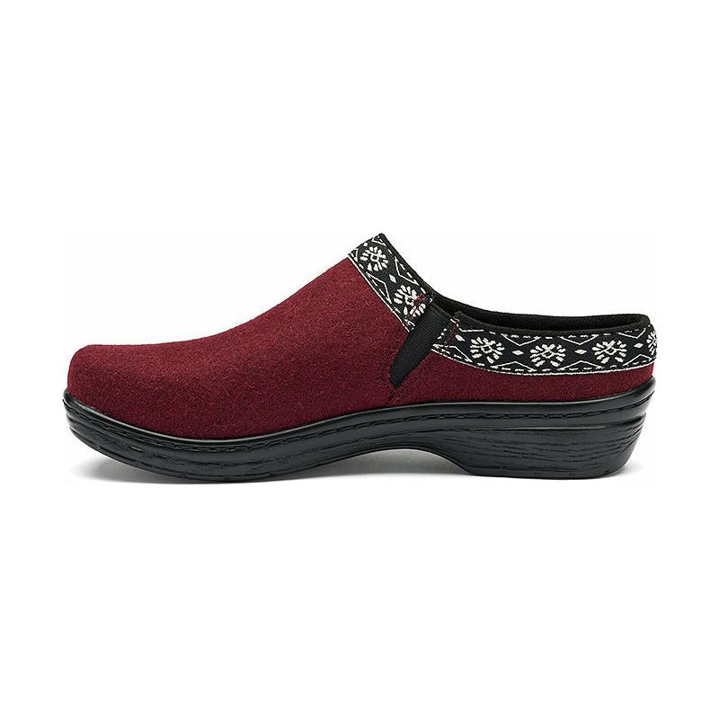 KLOGS YORK WOOL CLOG - Comfortable & Warm Women's House Slippers for Indoor/Outdoor Use - Perfect for Home, Office, and Relaxation