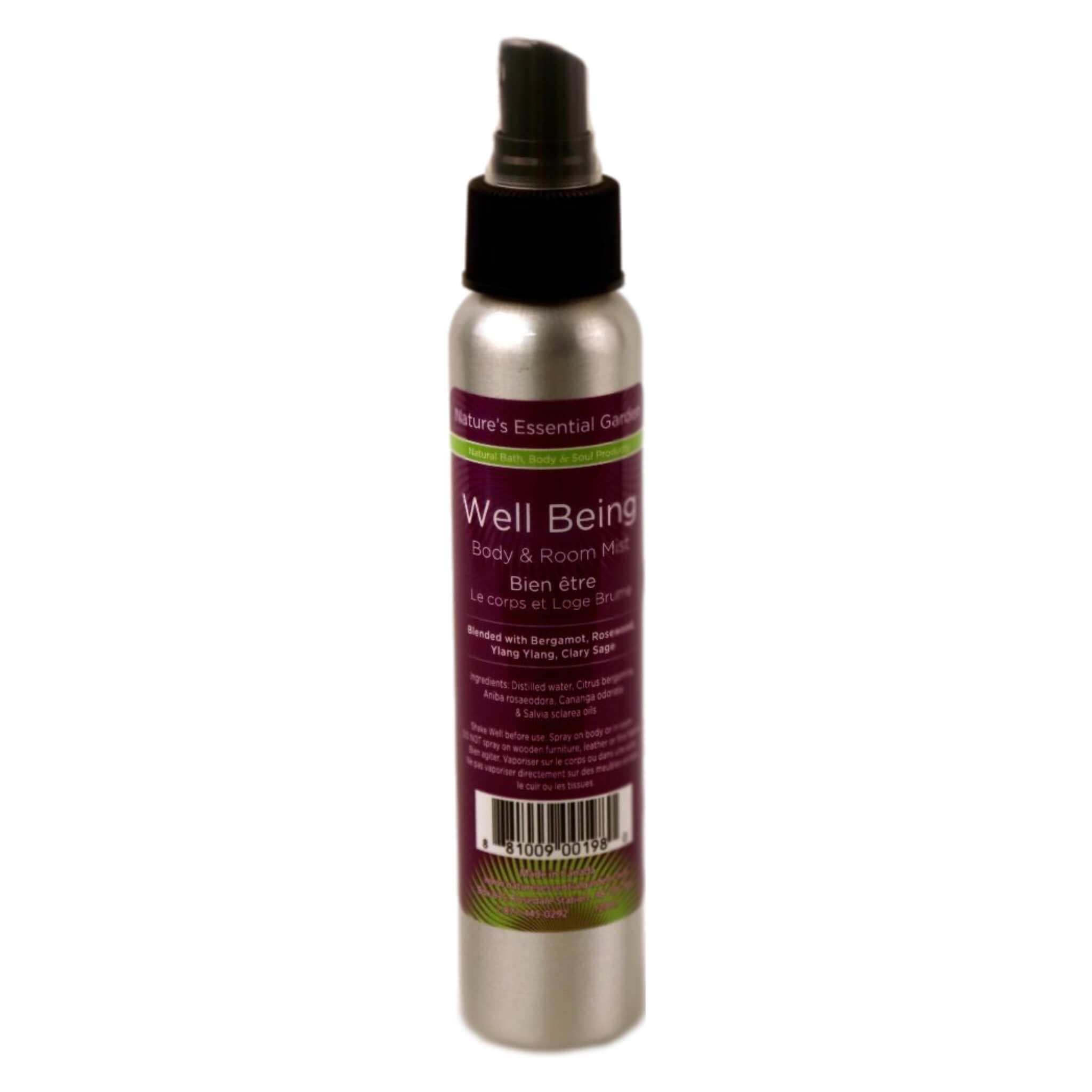 Natural Body & Room Spray for Wellbeing - Aromatherapy Mist for Relaxation, Stress Relief & Home Fragrance | Perfect for Yoga, Meditation & Bedtime