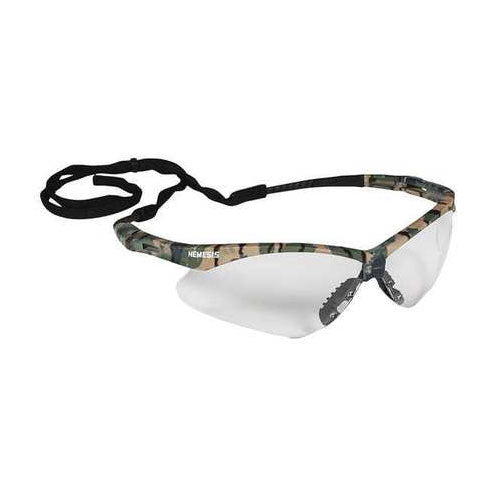 American Allsafe 3020706 Nemesis Camo/Clear Anti-Fog Safety Glasses - ANSI Z87.1 Certified for Construction, Woodworking & DIY Projects