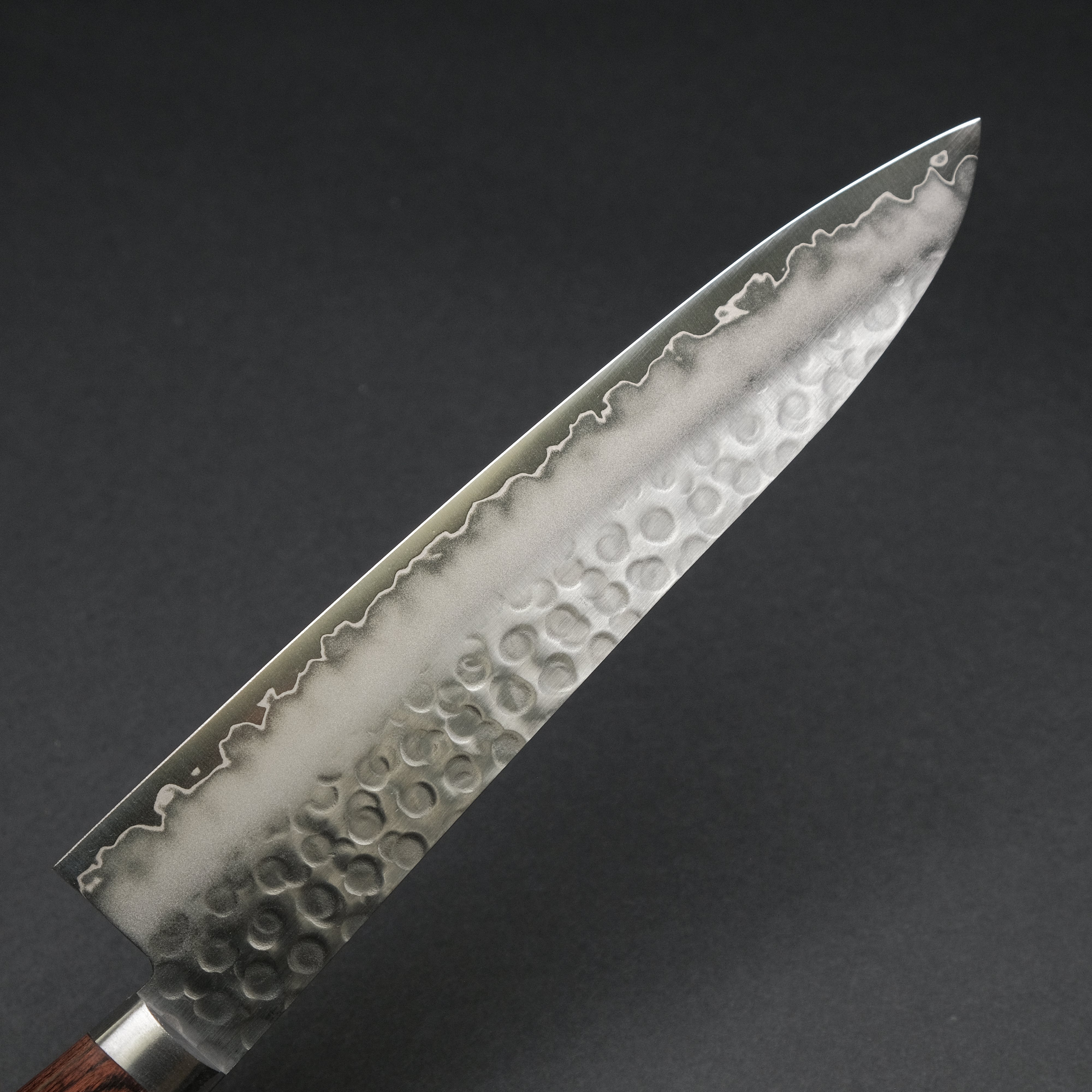 Premium Hitohira Imojiya HG Tsuchime Japanese Knife Set - 135mm Petty & 210mm Gyuto Chef Knives - High Carbon Steel Blade for Sushi, Meat Cutting & Professional Kitchen Use