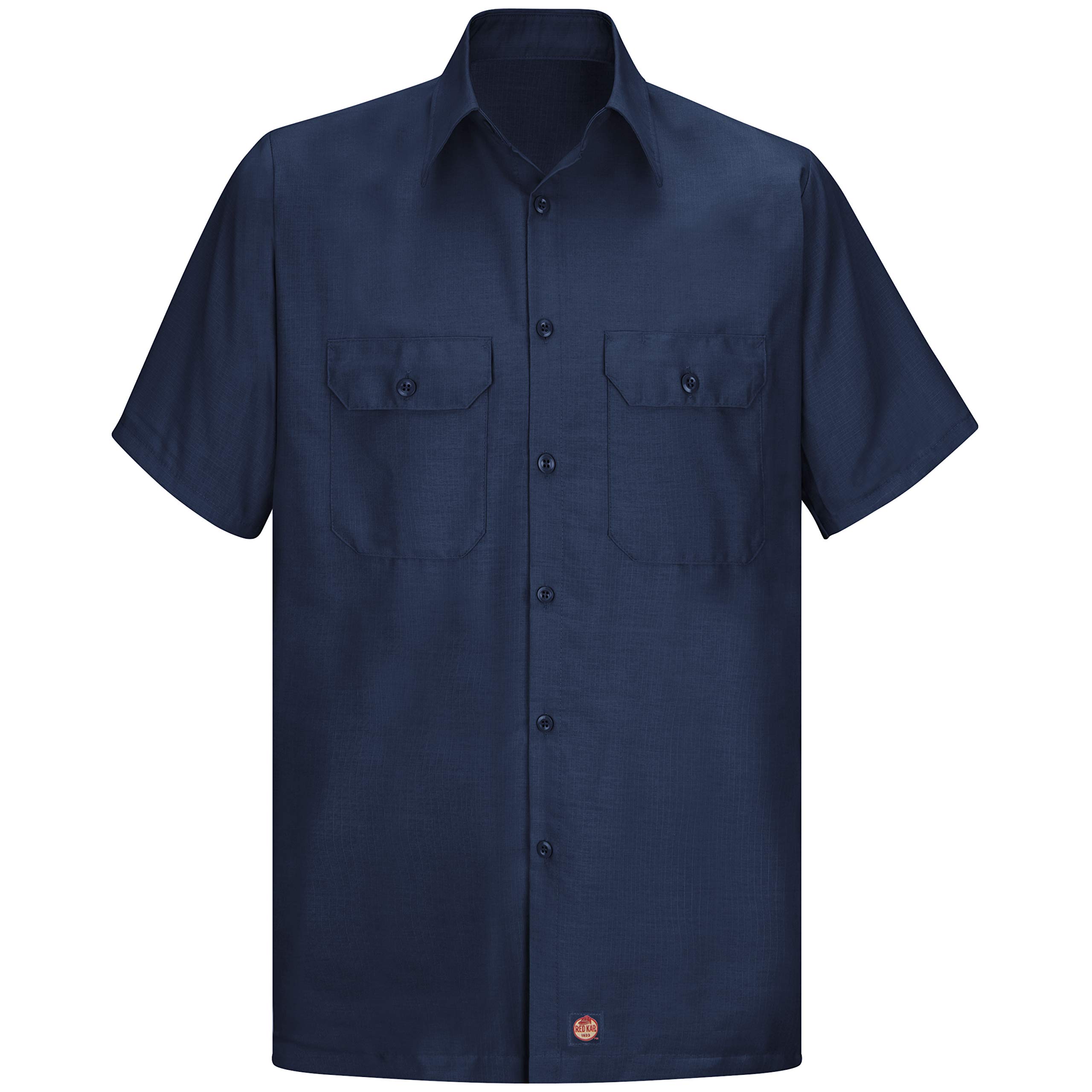 Red Kap Solid Rip Stop Shirt - Durable Workwear for Men - Perfect for Construction, Landscaping & Outdoor Activities