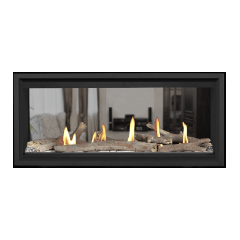 Napoleon Vector 38 See-Through Linear Direct Vent Gas Fireplace - LV38N2 1 | Modern Home Heating Solution for Living Rooms & Patios