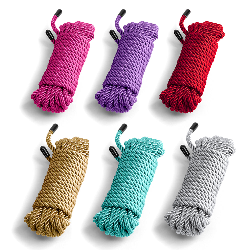 25ft Silky Bondage Rope - Soft & Durable Restraint Rope for BDSM, Shibari, and Sensual Play - Perfect for Couples, Bondage Enthusiasts, and Adult Playtime