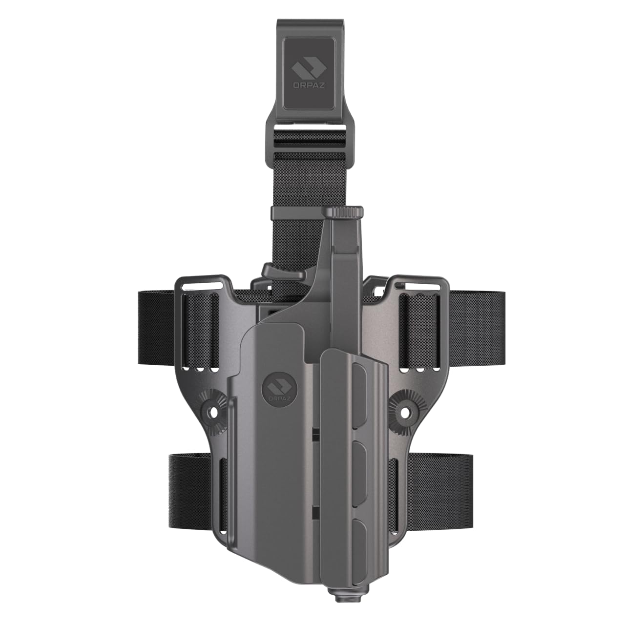 Orpaz T40 Adjustable Modular OWB Holster for S&W SD9VE - Compatible with Light, Laser & Optics - Tactical Gun Holder for Outdoor Shooting, Range Training & Concealed Carry