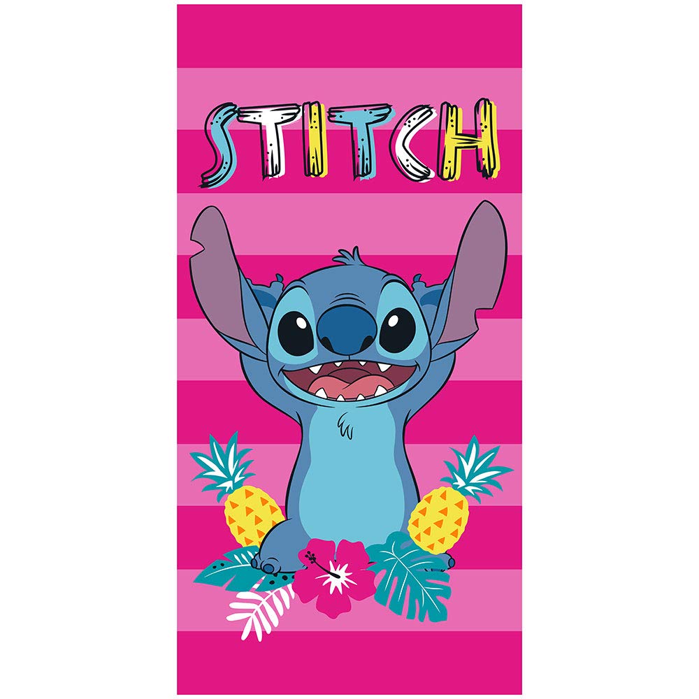 Lilo & Stitch Beach Towel - Funny Large 27x54 Inch Quick-Dry Towel for Beach, Pool, Camping & Travel - Soft Sand-Free Towel for Adults & Kids