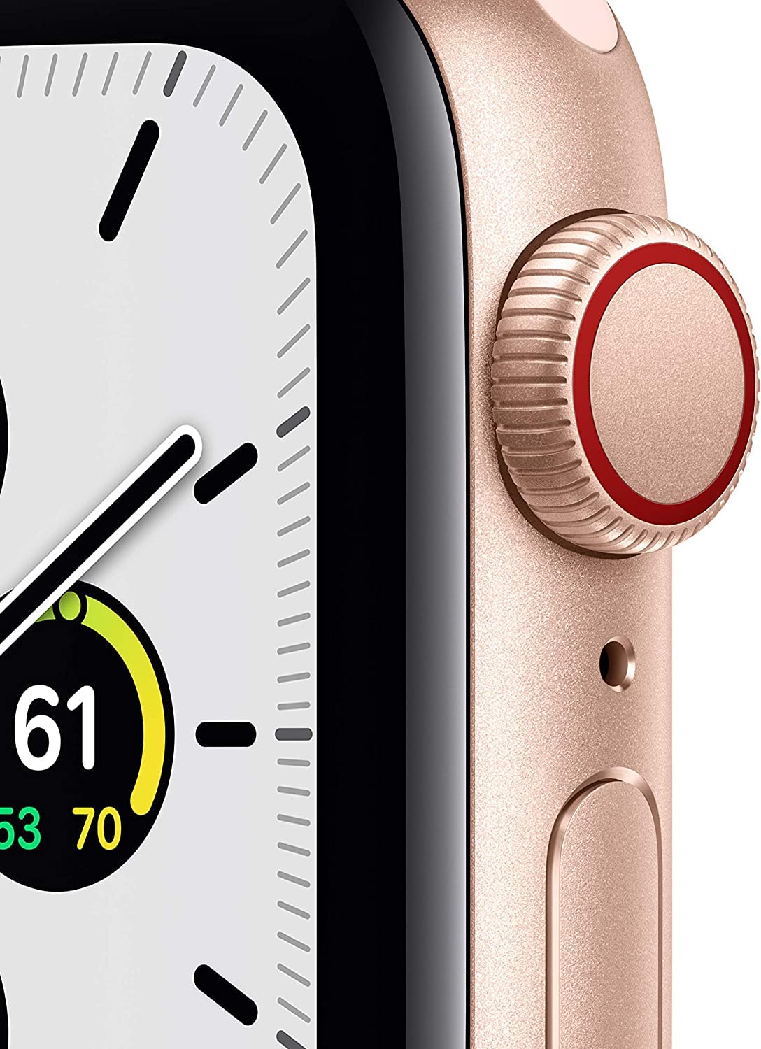 Apple Watch SE (GPS + Cellular, 40mm) - Gold Aluminum Case with Pink Sand Sport Band - Renewed Smartwatch for Fitness Tracking, Calls & Notifications | Perfect for Running, Swimming & Daily Wear
