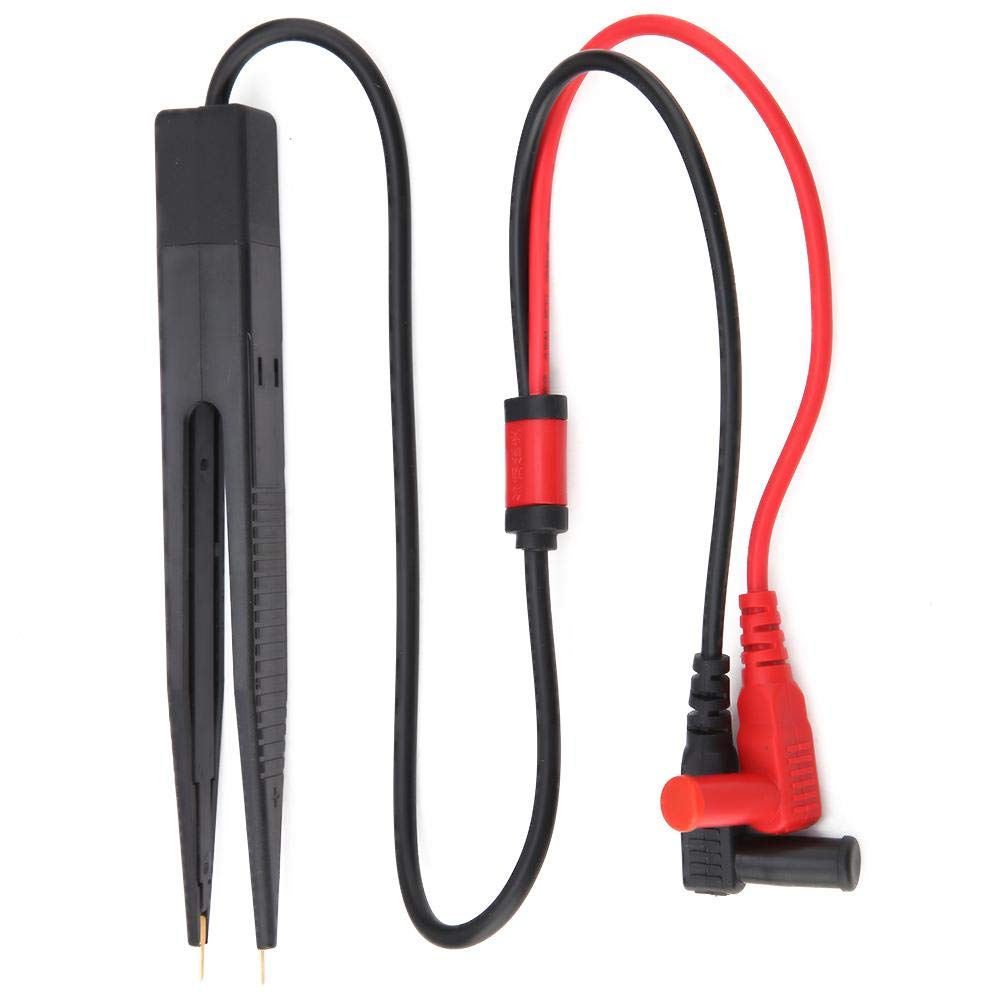 Digital Multimeter Test Leads with Alligator Clips - SMD Component Tester for Capacitors, Resistors, Diodes - Perfect for Electronics Repair, DIY Projects & Circuit Testing
