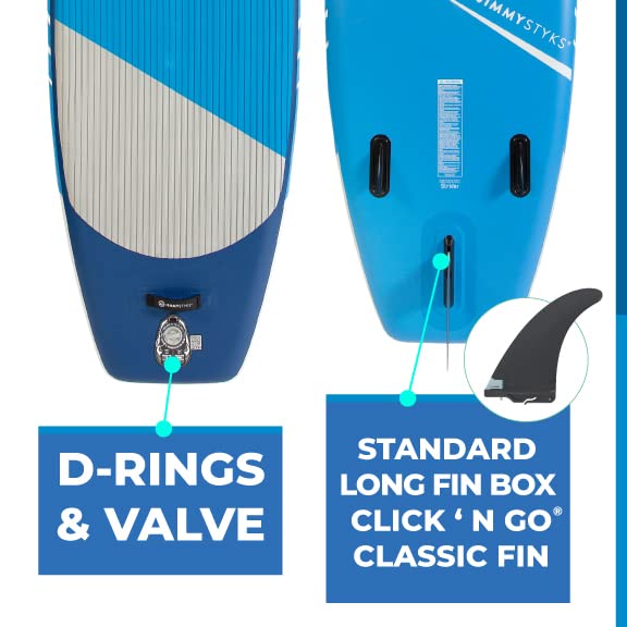 Inflatable Stand Up Paddle Board (SUP) with Premium Accessories - Lightweight & Stable for All Skill Levels | Perfect for Yoga, Fishing & Ocean Adventures | Includes Paddle, Pump & Carry Bag