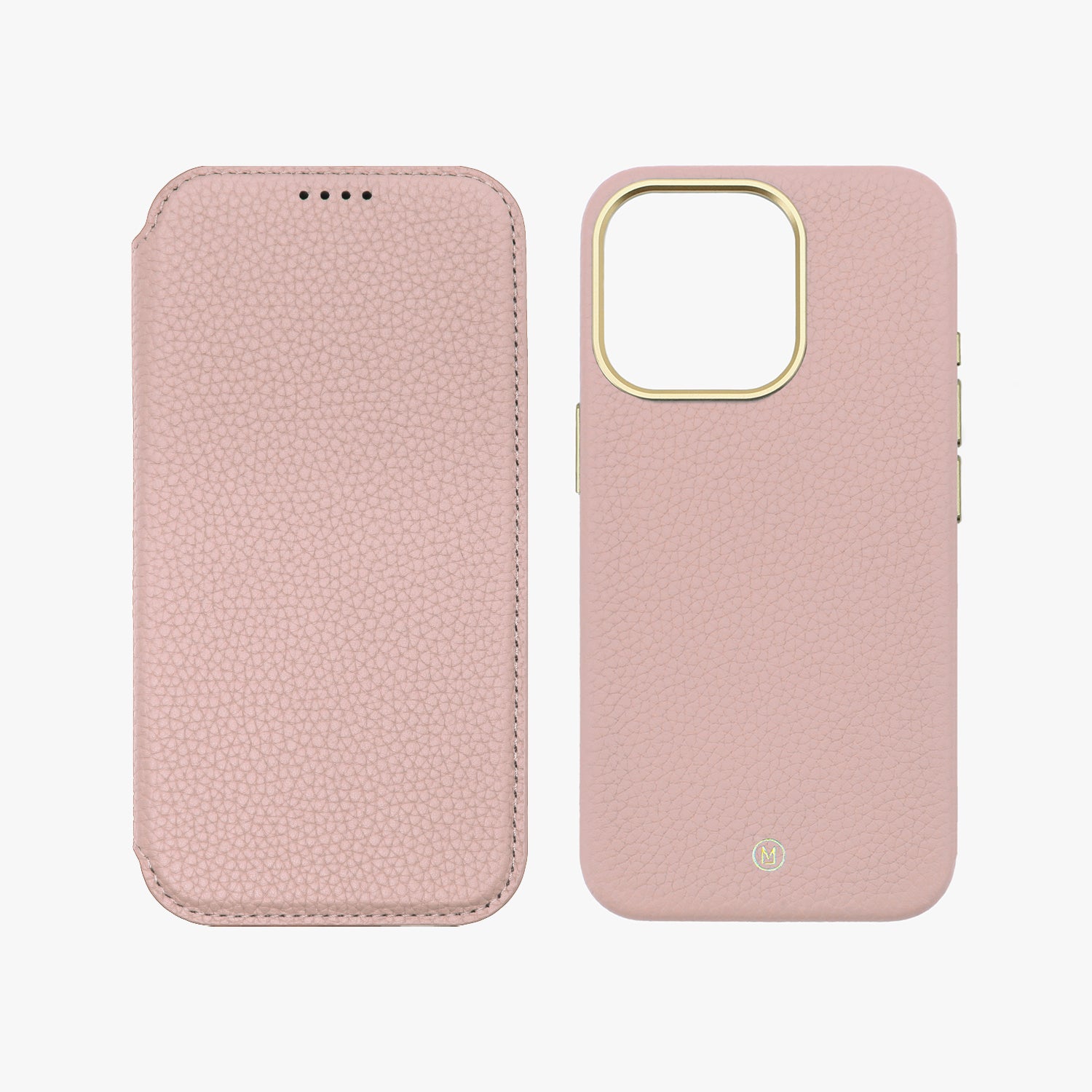 Premium Genuine Leather iPhone 15 Pro Case with MagSafe - Slim Flip Cover Wallet Design for Protection & Style | Perfect for Work, Travel & Everyday Use