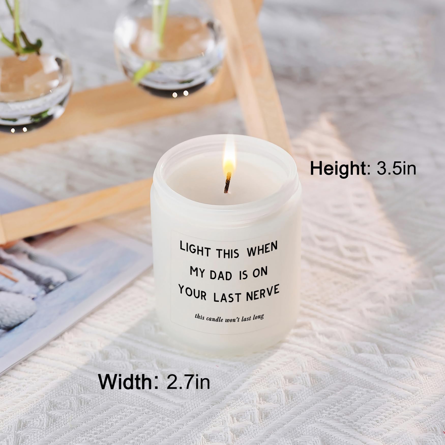 Funny and Unique Scented Candles Gift for Mom - Birthday, Mother's Day, Christmas Present from Daughter or Son | Aromatherapy Home Decor for Stepmom, Wife, Women