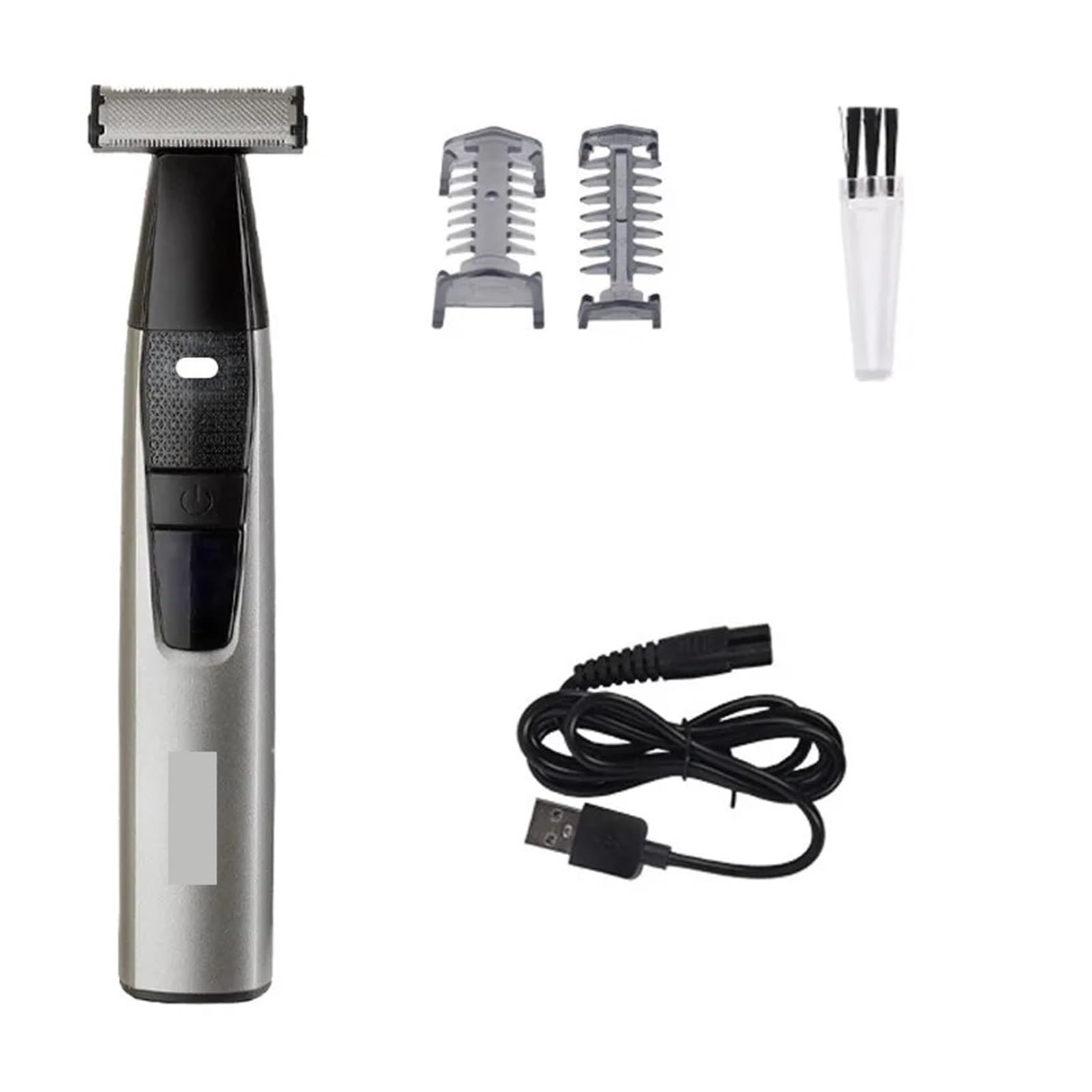 Electric Razor for Men & Women - USB Rechargeable Full Body Trimmer with T-Blade & LED Display - Portable Wet/Dry Shaver for Face, Legs, Bikini & Body Grooming - Washable Waterproof Design (Regular Model)