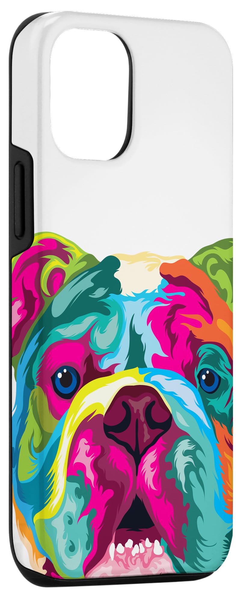 iPhone 12/12 Pro Case - Pop Art English Bulldog Design - Perfect Gift for Dog Lovers (Men & Women) - Durable Phone Cover for Pet Enthusiasts - Great for Daily Use & Dog-Themed Events