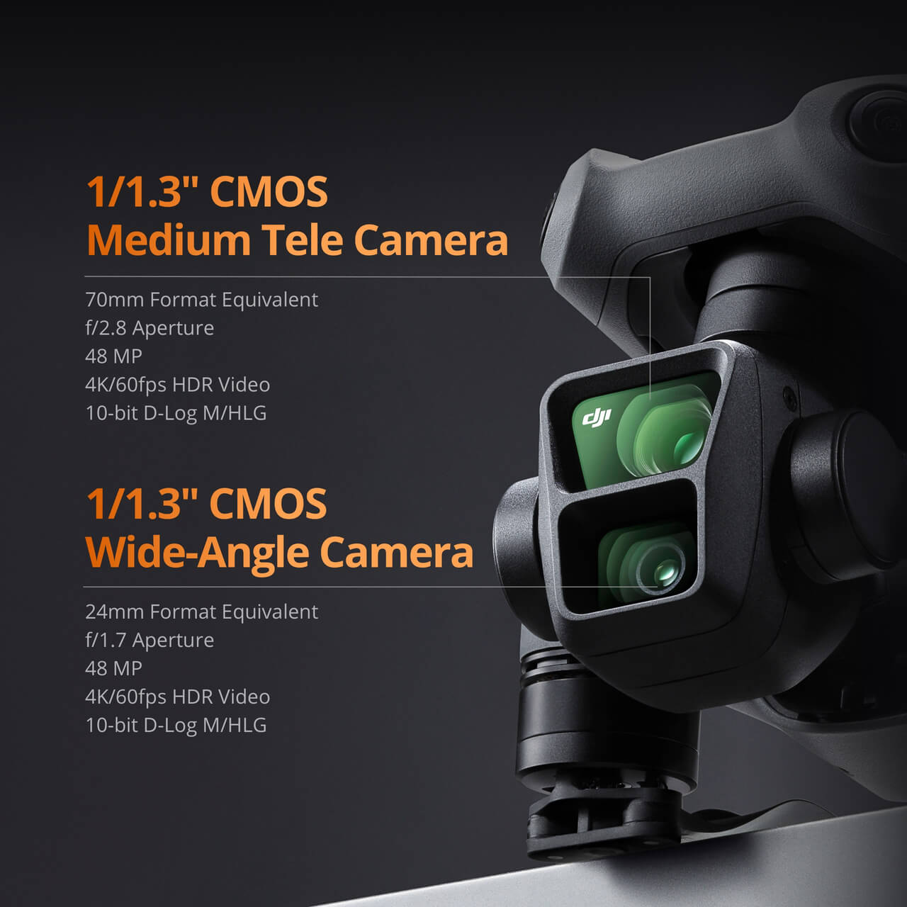 DJI Air 3 Fly More Combo with DJI RC 2 - Advanced Drone with 4K Dual Cameras, 46-Min Flight Time, Omnidirectional Obstacle Sensing - Perfect for Aerial Photography, Travel Vlogging & Outdoor Adventures