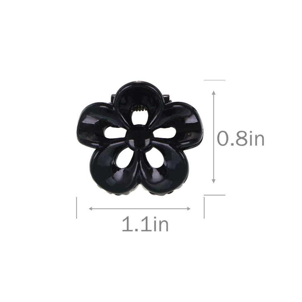 12PCS Flower Hair Clips for Women - Non-Slip Hair Accessories for Girls & Women - Perfect for School, Work & Parties