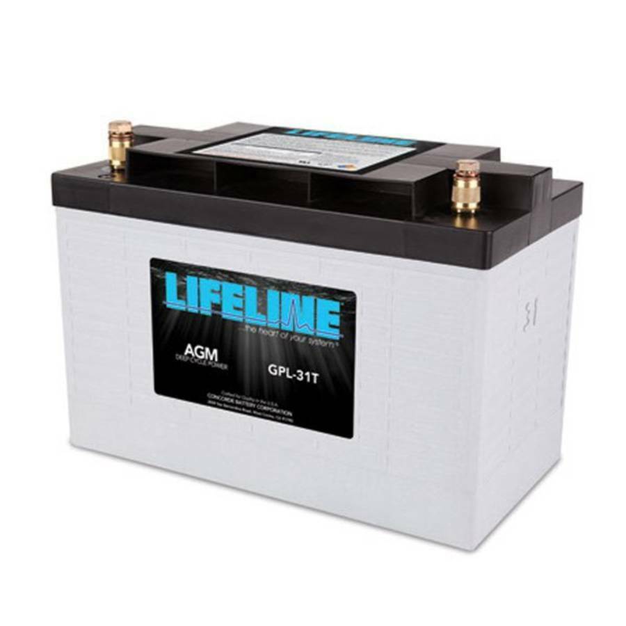 12V 105Ah AGM Deep Cycle Battery - Lifeline GPL 31T for Floor Scrubbers, Machines, Marine & RV Use - Reliable Power for Industrial Equipment, Solar Systems & Off-Grid Applications