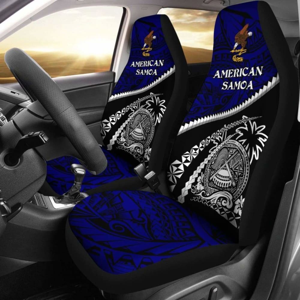 Premium American Samoa Car Seat Covers - Durable & Comfortable for Cars, Trucks & SUVs | Perfect for Road Trips, Commuting & Family Travel