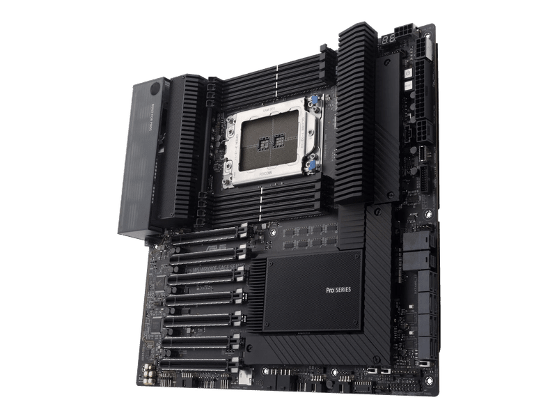 ASUS AMD Pro WS WRX80E-SAGE SE WiFi Workstation Motherboard - AMD WRX80 Chipset, 8-Channel DDR4, PCIe 4.0 - Ideal for 3D Rendering, Video Editing & Engineering Workstations