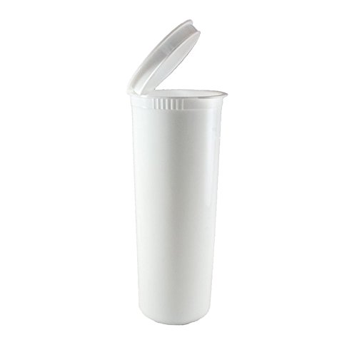75-Pack Child Resistant Pop Top Bottles (60 Dram) - Airtight Smell Proof Medical Containers for Cannabis, CBD, Essential Oils & Medications - Bulk Wholesale Storage Solution for Dispensaries & Home Use