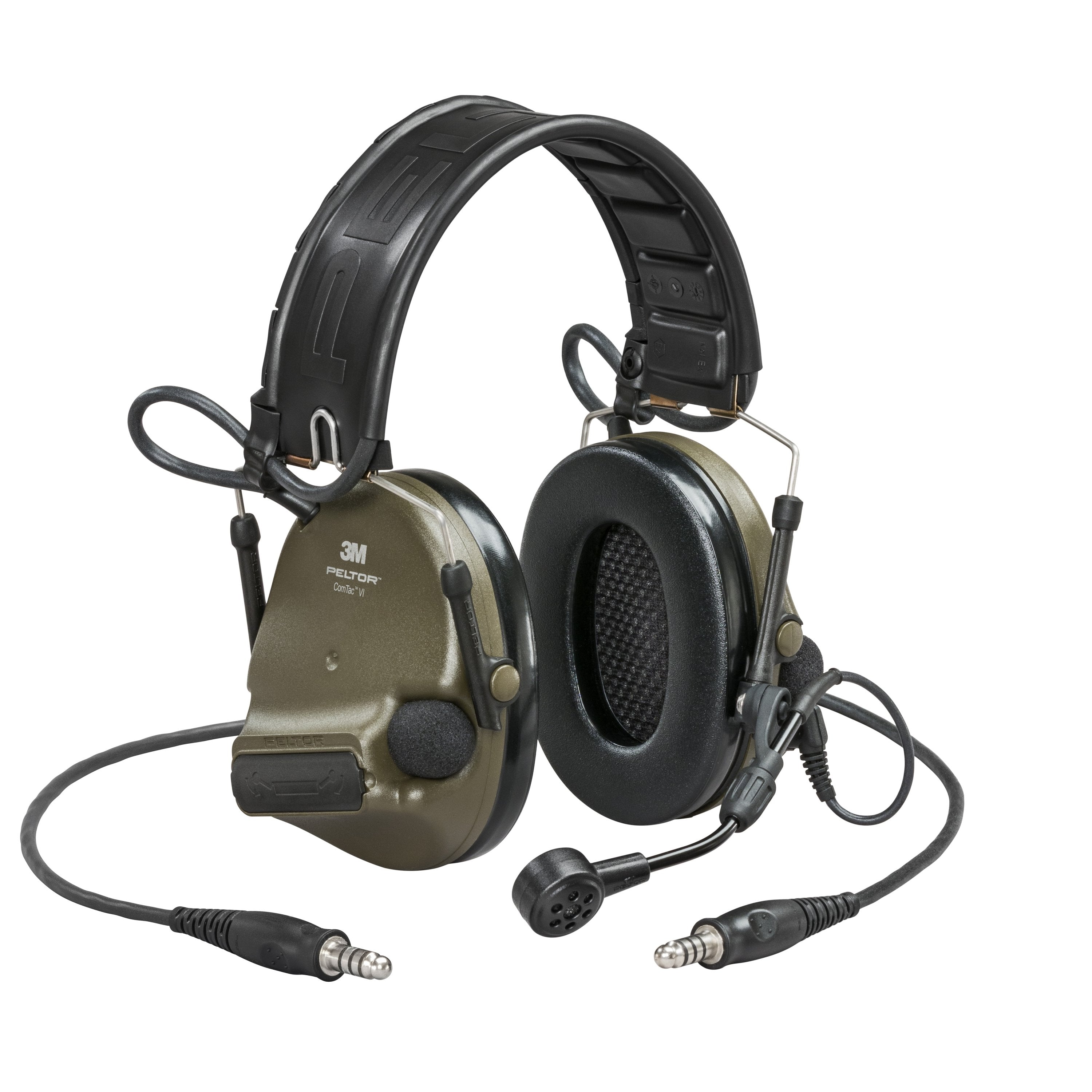 Peltor ComTac VI Tactical Headset - Noise Cancelling Hearing Protection with Gel Earcups & ARC Mounts (Multiple Colors & Models) - Ideal for Shooting, Hunting & Military Use