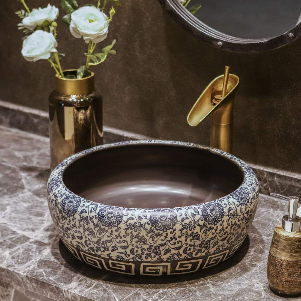 LEFEDA Handmade Ceramic Vessel Sink - White Countertop Bathroom Basin with Overflow, Modern Rectangular Wash Bowl for Vanity or Powder Room | Perfect for Contemporary Home & Luxury Hotel Decor