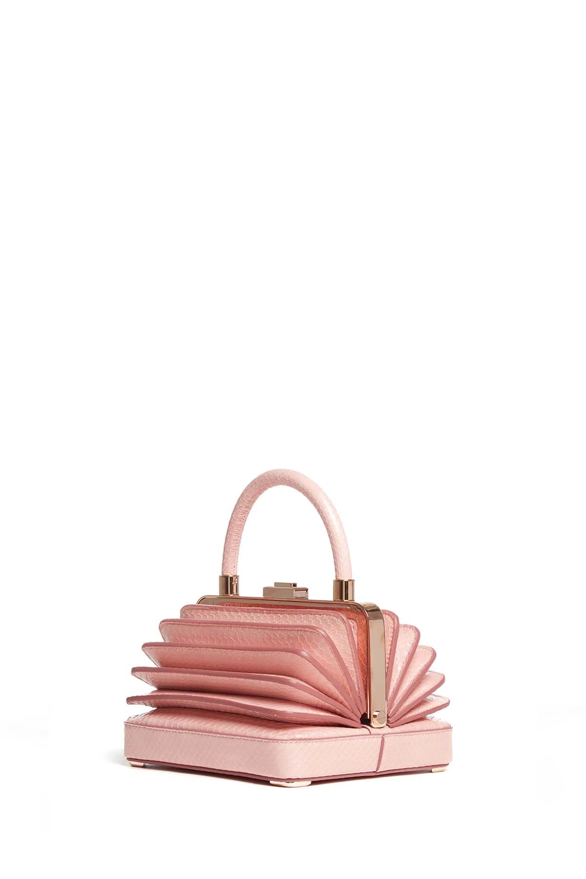 Pink Snakeskin Small Diana Bag - Stylish Crossbody Purse for Women, Perfect for Parties, Dates & Everyday Use