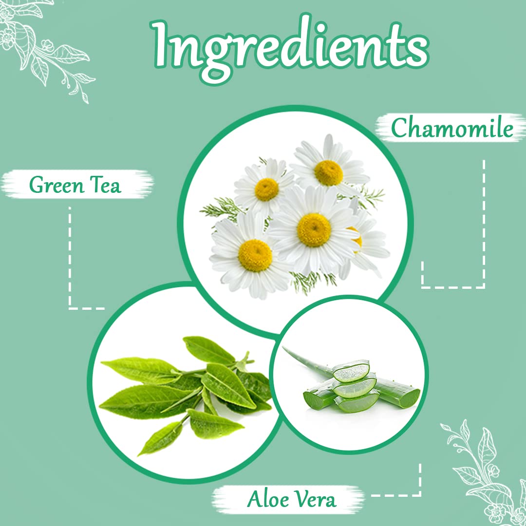 Namaste Veda Green Tea Face Pack - Dark Spot Remover & Deep Cleansing | Anti-Acne Treatment for Clear, Glowing Skin | With Aloe Vera, Vitamin C & E | 100g for Women & Men | Perfect for Daily Skincare & Acne-Prone Skin