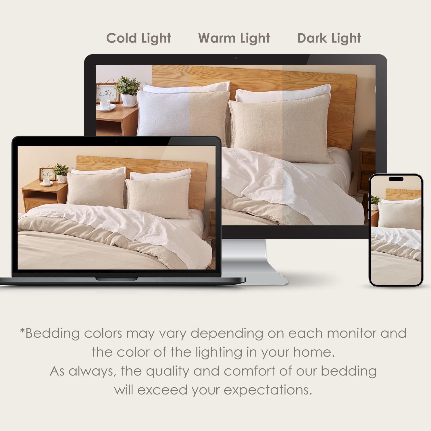100% Pure Natural French Flax Linen Duvet Cover Set 3PCs King Size - Breathable & Hypoallergenic Bedding for Luxury Hotels, Vacation Homes & Master Bedrooms