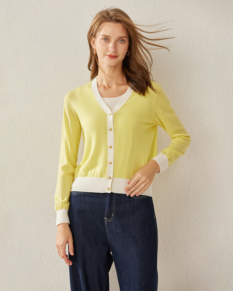 Women's Cropped Cozy Sweater Cardigan - Soft Knit Open Front Long Sleeve Top for Casual Outfits, Fall Layering & Coffee Dates