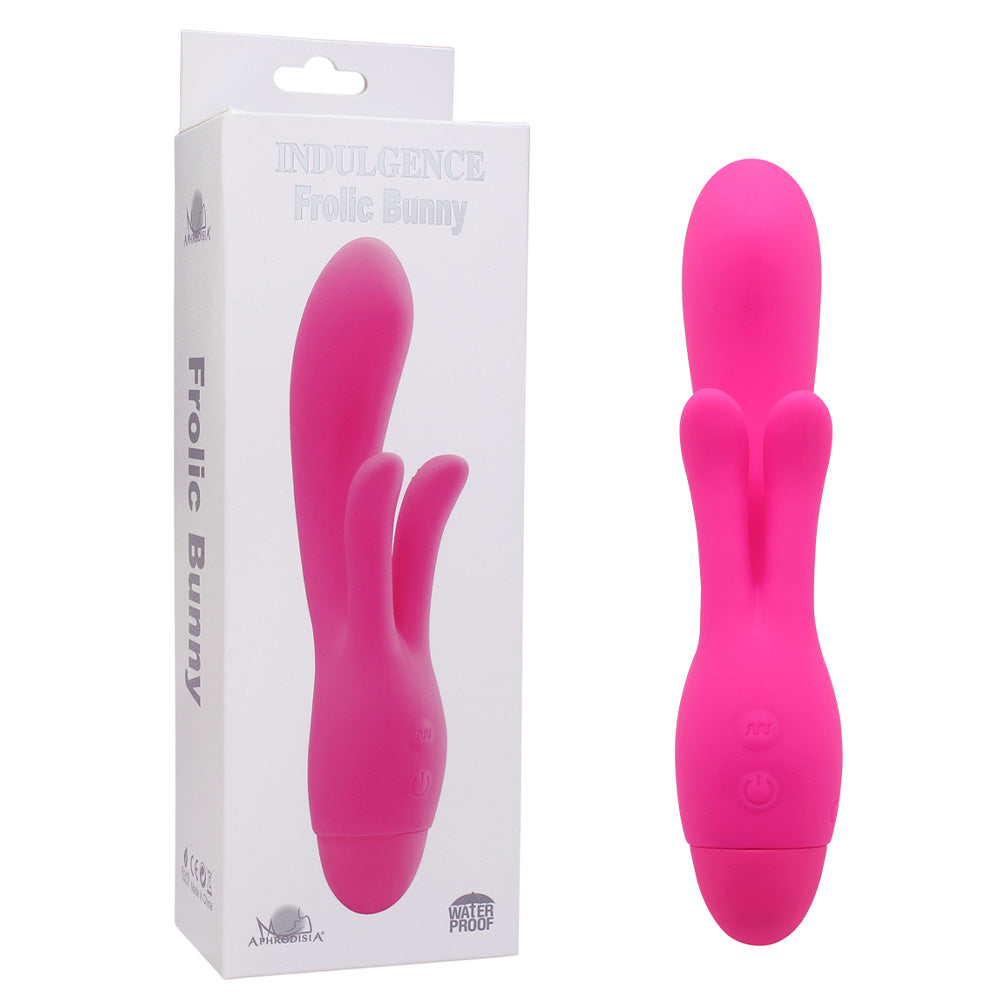 Premium Silicone Rabbit Vibrator for Women - Soft Textured G-Spot & Clitoral Stimulator - Perfect for Solo Play & Couples Intimacy