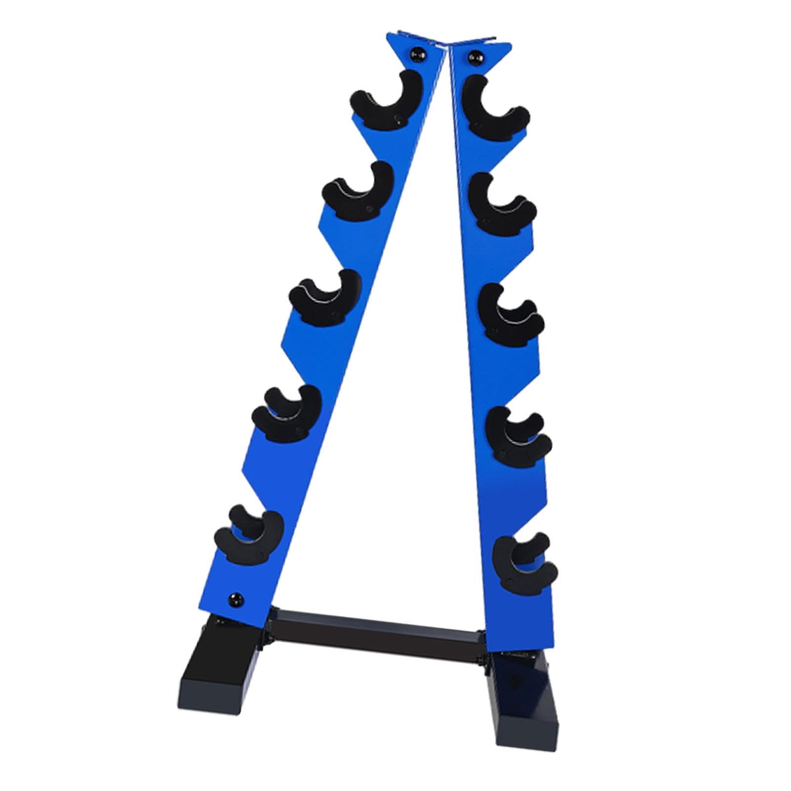 Heavy Duty 5-Tier Dumbbell Rack Stand - Weight Holder Storage Organizer for Strength Training, Home Gym & Fitness Equipment - Perfect for Garage, Basement, and Workout Room Organization