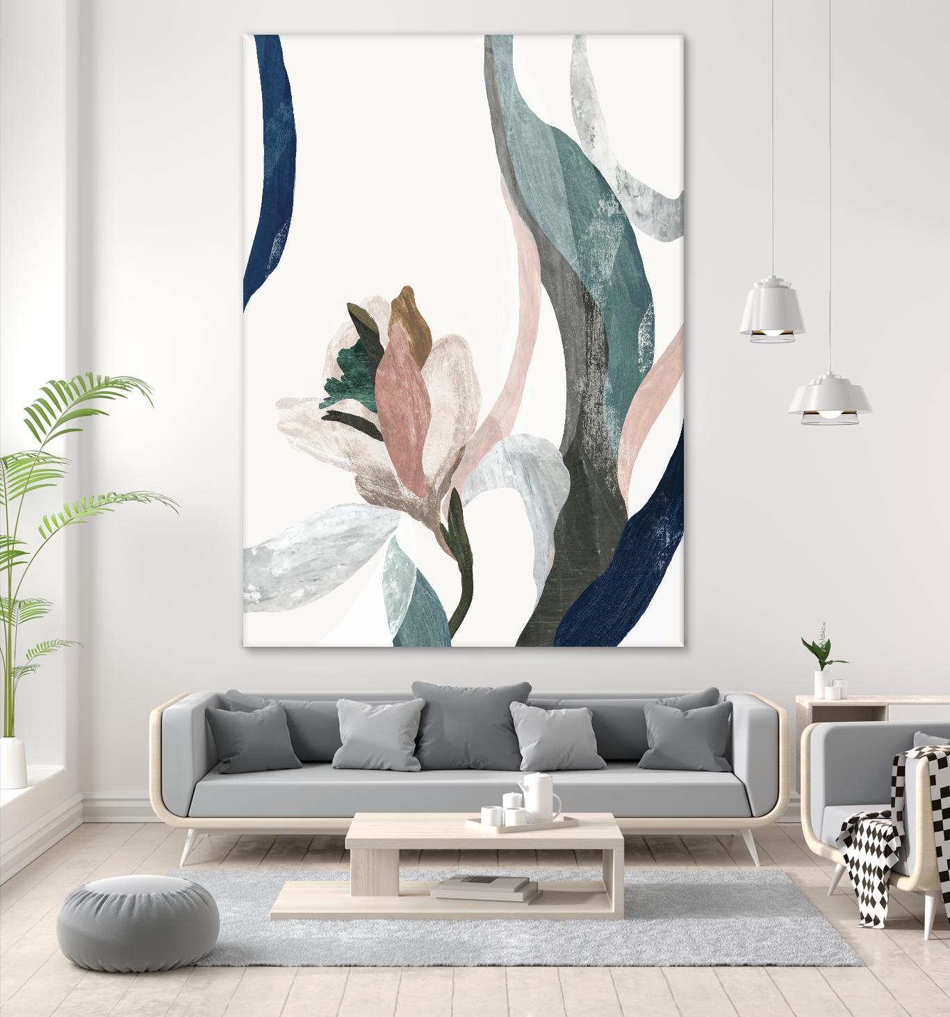 Arabesque II - Elegant Home Decor Wall Art for Living Room, Bedroom & Office | Modern Abstract Painting for Interior Design