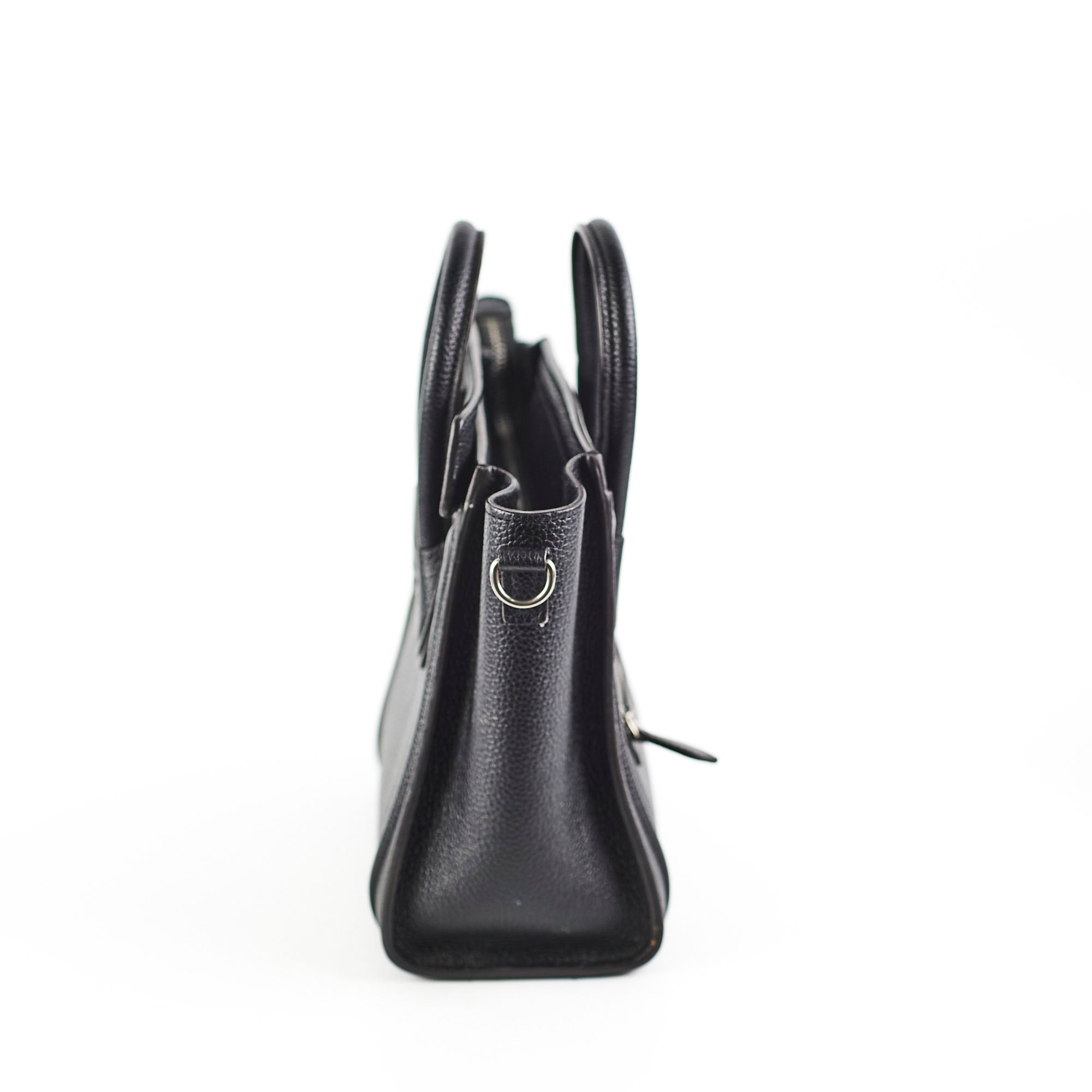 Celine Nano Luggage Bag in Black | Premium Leather Crossbody Handbag for Women | Perfect for Work, Travel & Everyday Use