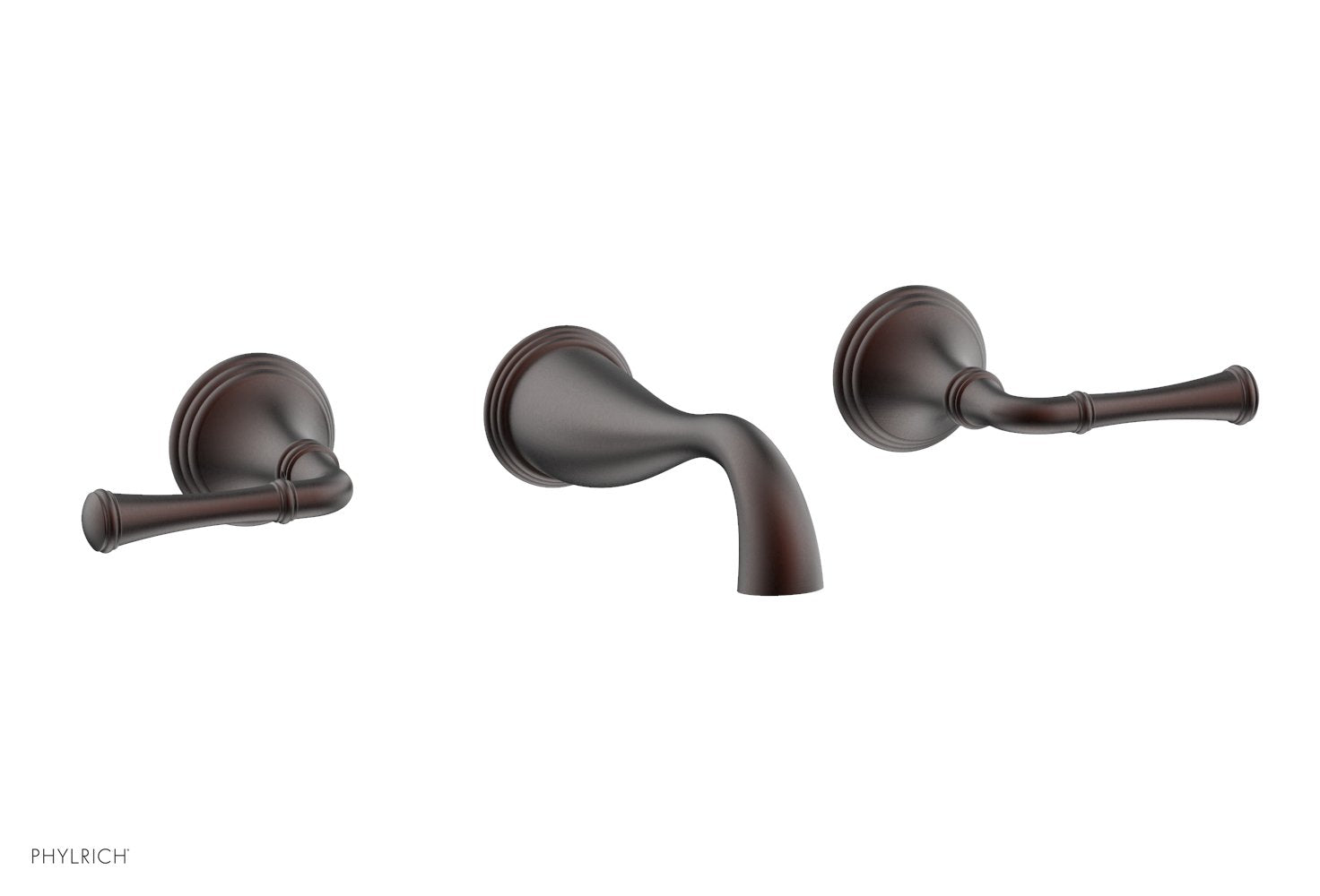 3RING Wall Tub Set D1205 - Modern Bathroom Faucet with 3-Handle Design for Sink and Bathtub, Perfect for Home Renovation and Luxury Bathroom Upgrade