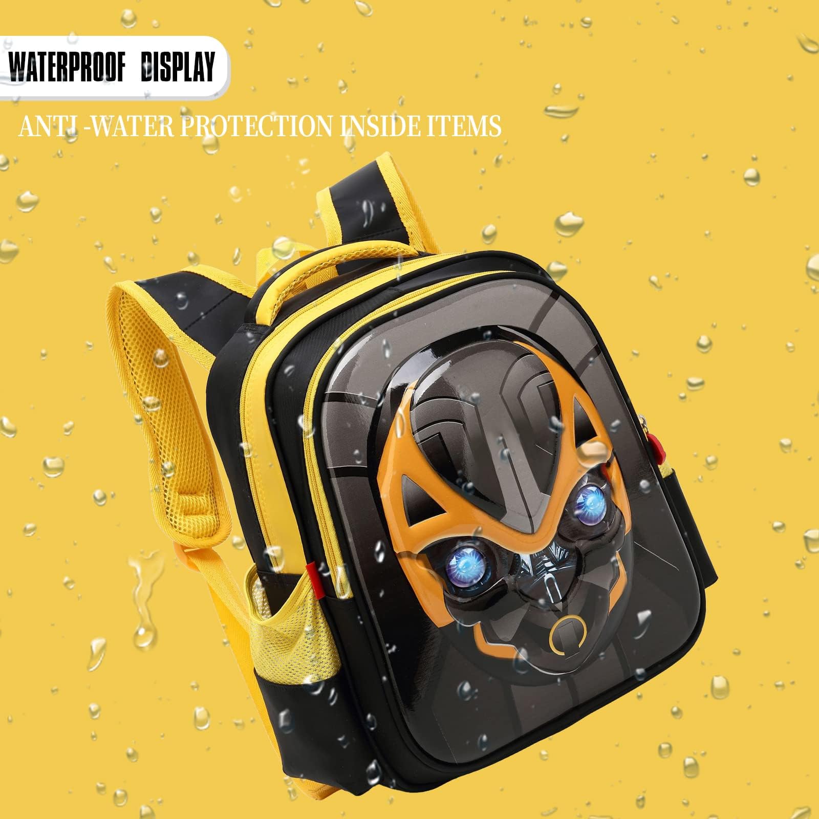 3D Cartoon Boys School Backpack - Lightweight Elementary Backpack for Daily Use, Travel & Outdoor Activities | Durable Kids Bookbag for School, Camping & Weekend Trips
