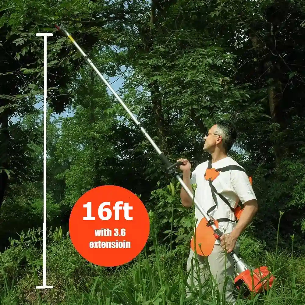 MAXTRA Gas Pole Chainsaw Hedge Trimmer - 20 Inch Cordless Tree Trimmer with 2-Cycle Engine for Professional Landscaping, Tree Pruning & Yard Maintenance | Perfect for Garden, Farm & DIY Projects