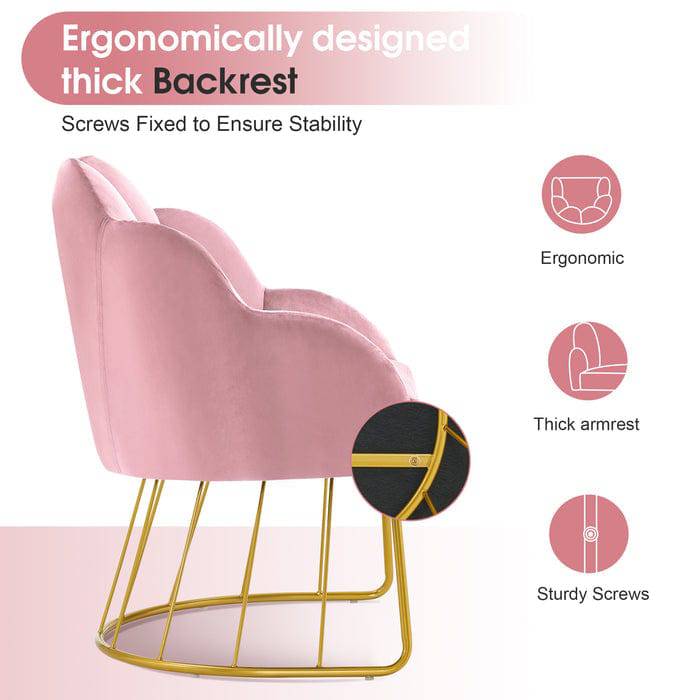 Premium Camelia Manicure Pedicure Salon Chair - Ergonomic Beauty Spa Styling Chair for Nail Salon, Massage & Hair Salon - Perfect for Professional & Home Use
