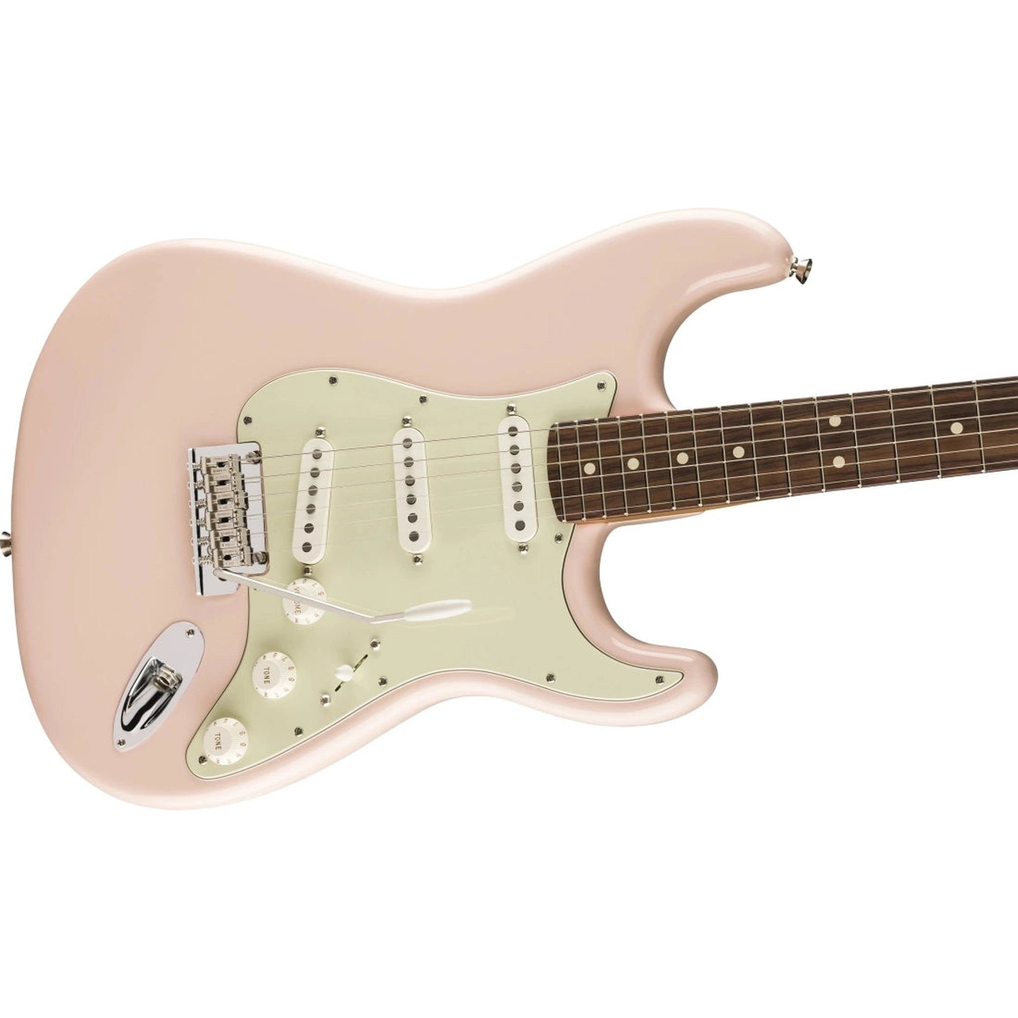 Fender American Professional II Stratocaster Electric Guitar - Limited Edition Roasted Maple Neck in Shell Pink Finish | Professional & Stage Performance Guitar for Rock, Blues & Jazz Musicians