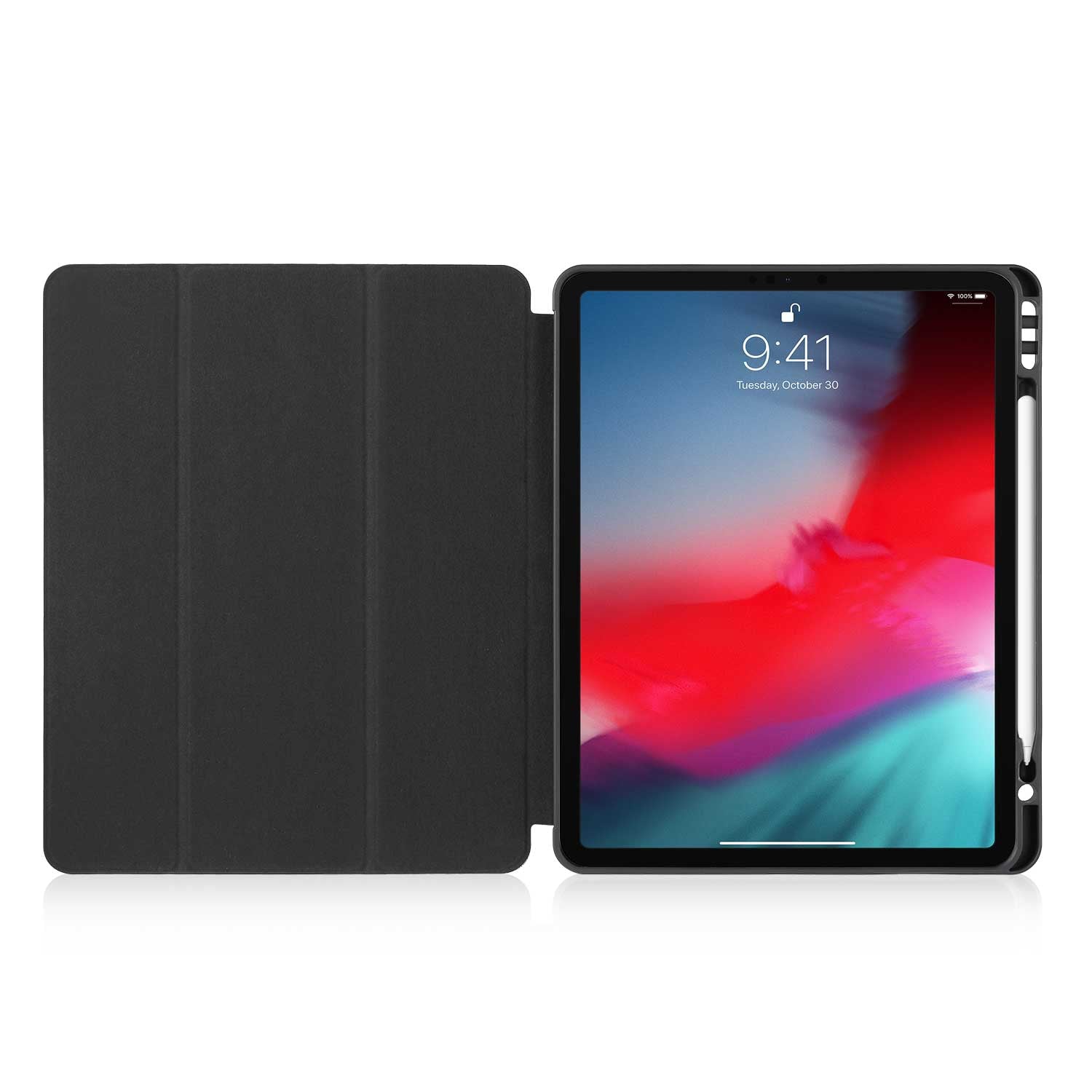 Premium iPad Trifold Case with Auto Sleep/Wake - Slim Protective Cover for iPad (6th/7th/8th/9th Gen) - Lightweight Stand for Reading, Watching Movies & Video Calls