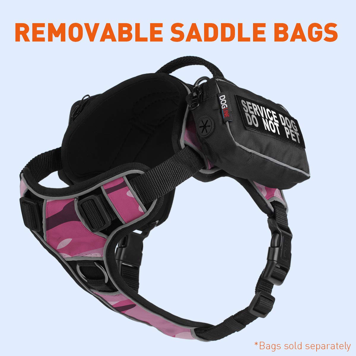 No-Pull Dog Harness with Removable 