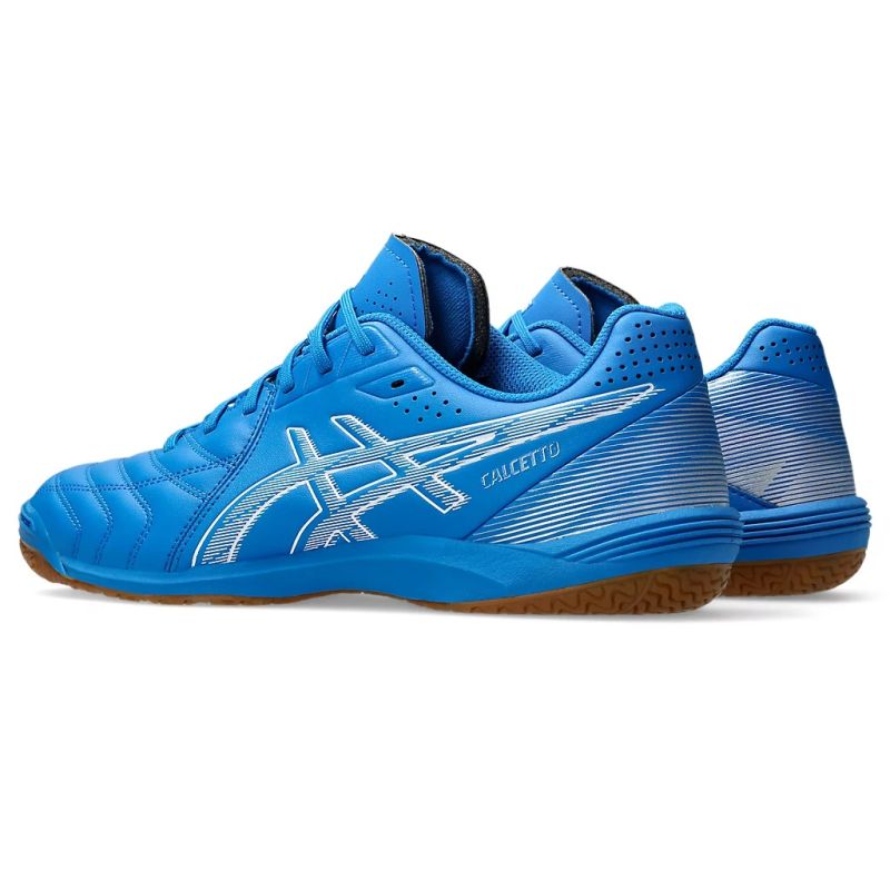 ASICS Calcetto WD 9 Indoor Soccer Shoes for Men - Lightweight Football Cleats with Non-Marking Sole for Futsal, Gym & Court Sports
