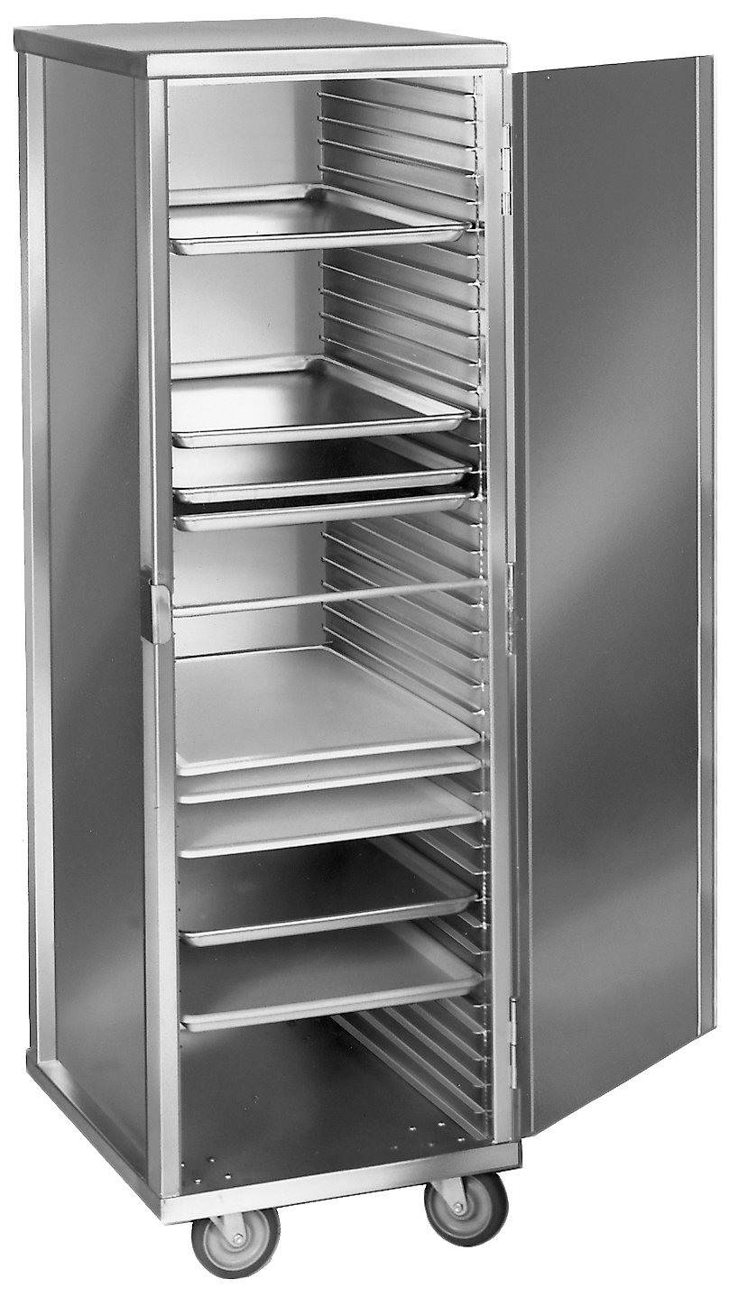 53C Enclosed Bun Pan Cabinet - Heavy Duty Stainless Steel Commercial Kitchen Storage for Bakeries, Restaurants & Cafes - Perfect for Organizing Baking Pans, Trays & Sheet Pans
