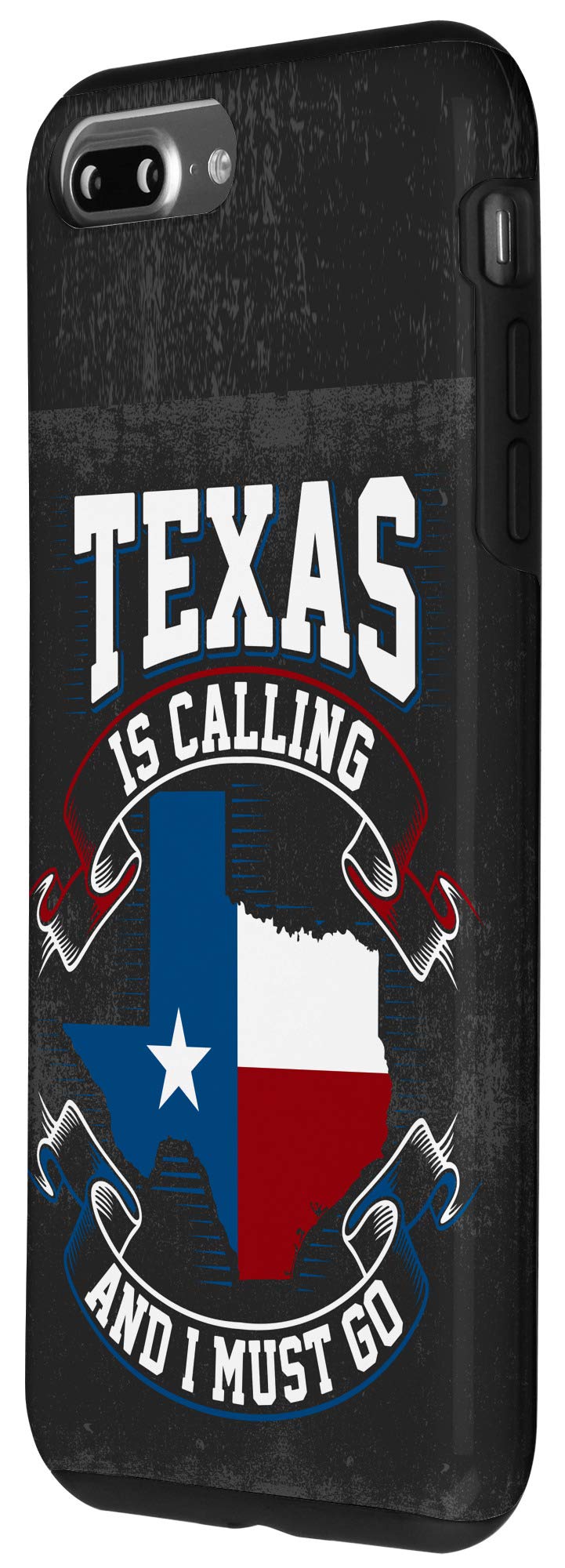 iPhone 7 Plus/8 Plus Texas Flag Case - Durable Protective Cover with Texas State Design | Perfect for Travel, Outdoor Adventures & Showing State Pride