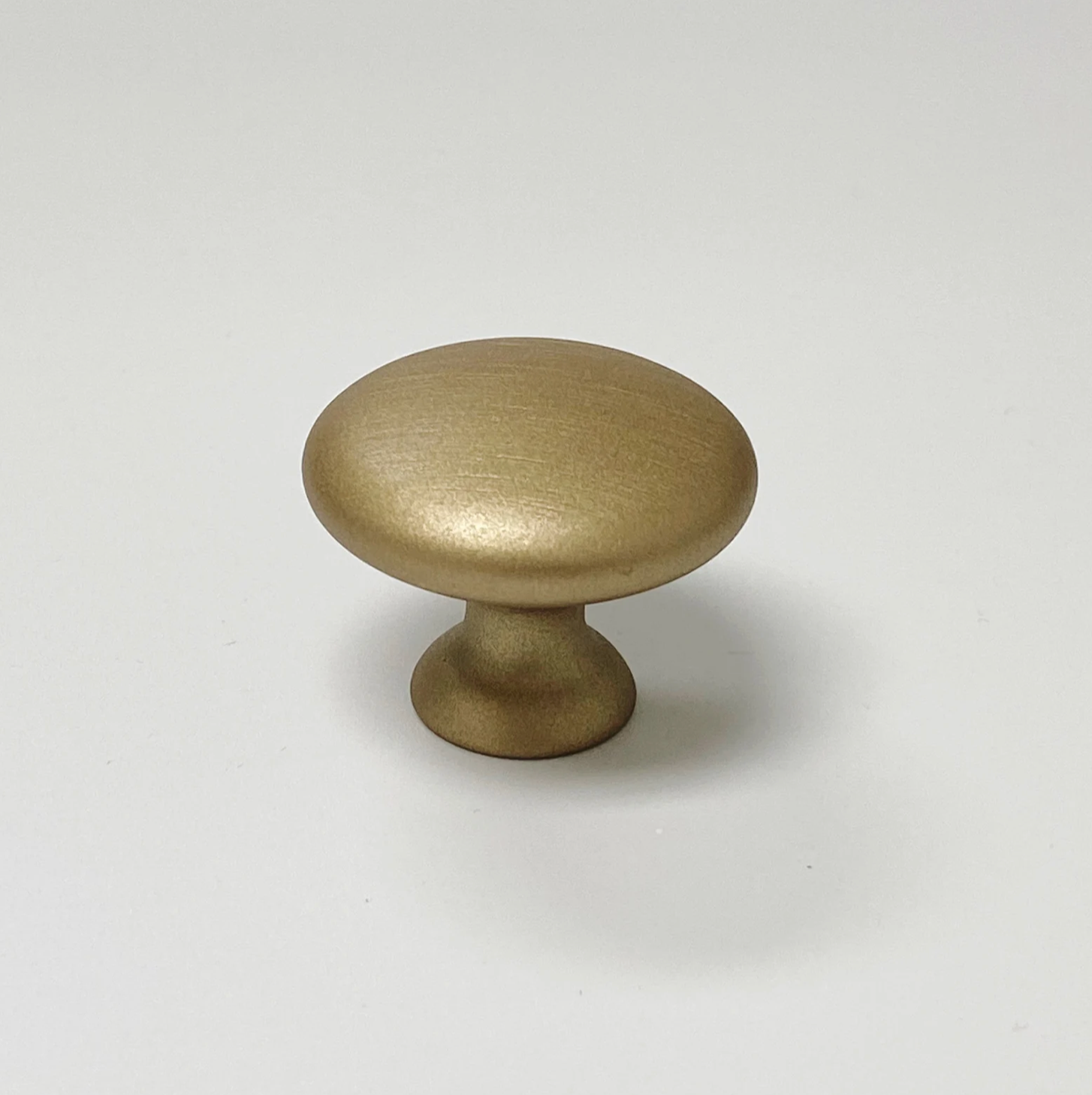 Elegant Round Capri Brushed Gold Cup Drawer Pulls - Vintage Cabinet Knobs & Ring Pulls for Kitchen Cabinets, Dressers & Furniture Hardware (Set of 10) - Perfect for Home Renovation & DIY Projects