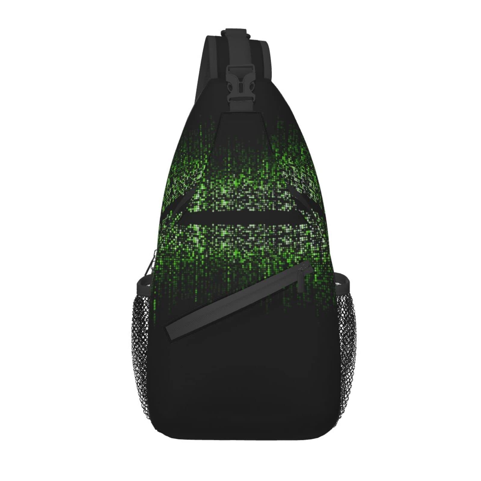 Lightweight Sling Bag for Women & Men - Casual Crossbody Purse Mini Backpack with Gradient Lattice Design - Perfect for Travel, Hiking, Shopping & Daily Use